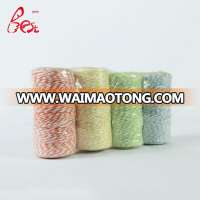 my test colored cotton twine