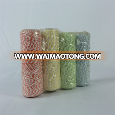 colored cotton twine